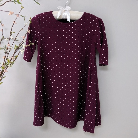 Old Navy Other - Burgundy Polka Dot Dress